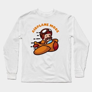 Airplane Mode Long Sleeve T-Shirt